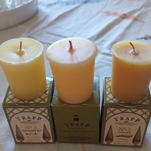 Trapp Scented Candle Trio - Yellow and Orange